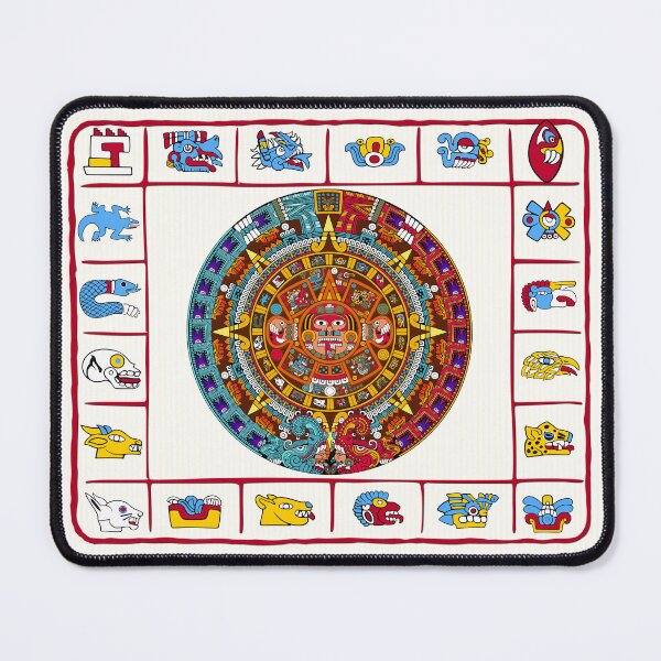 Item preview, Piedra Del Sol - Aztec Day Signs Mousepad designed and sold by Aztectees.