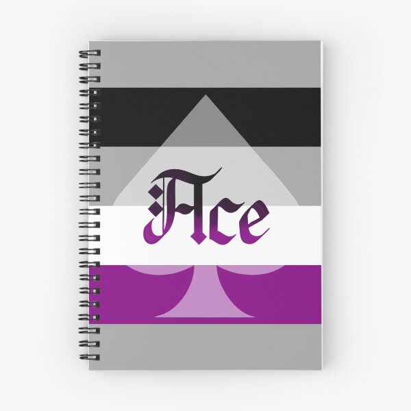 Item preview, Ace Pride Flag Asexual Gothic Calligraphy designed and sold by mostlyghostly42.