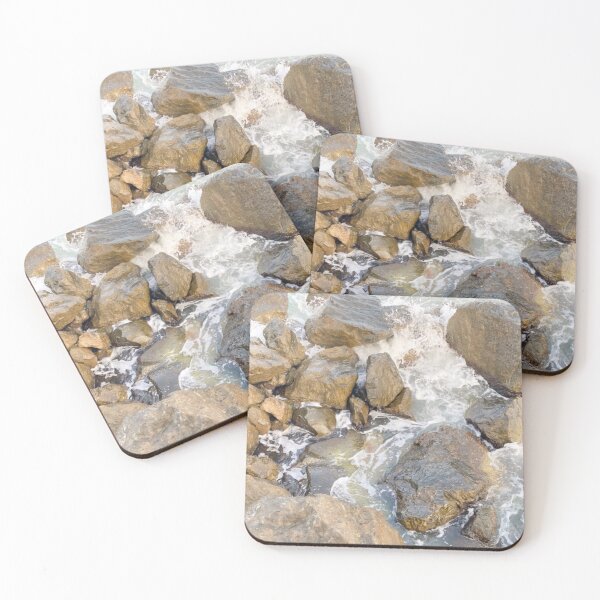 Item preview, Crashing Light Blue Ocean Waves At The Beach During Summer Holiday designed and sold by Barolina.