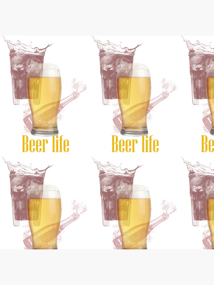 "Beer Life/ Life in the bar" Sticker for Sale by choder61 Redbubble
