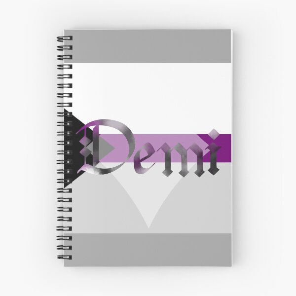 Item preview, Demi Pride Flag Demisexual Gothic Calligraphy designed and sold by mostlyghostly42.