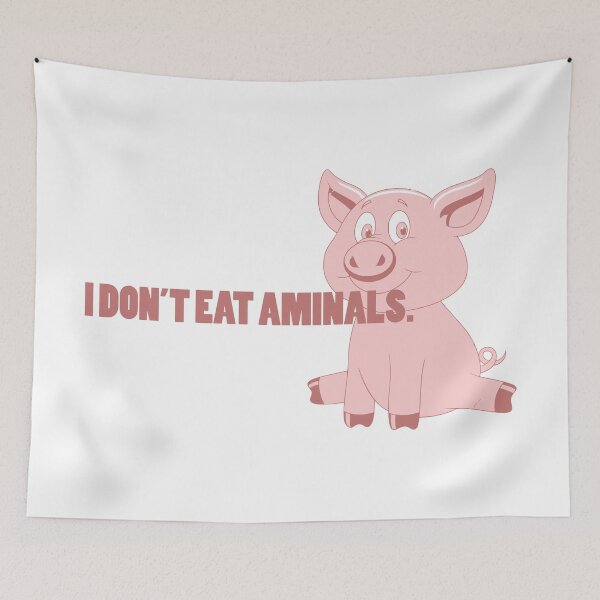 Item preview, I Don't Eat Aminals  designed and sold by martianart.