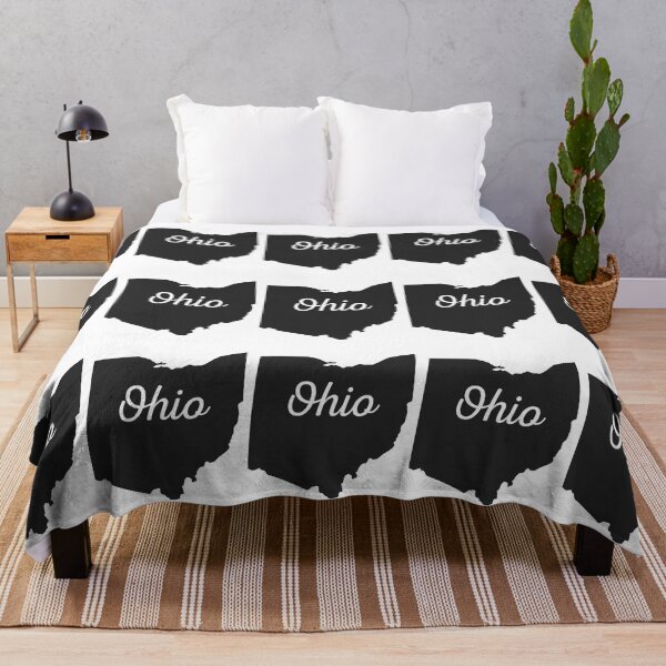 Item preview, Ohio White Script Black State designed and sold by joysandone.