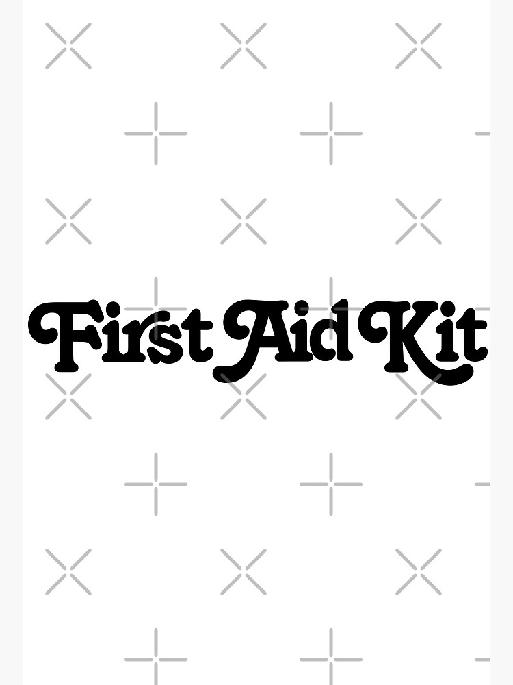  first aid kit merch first aid kit logo poster for sale by zaidishopy