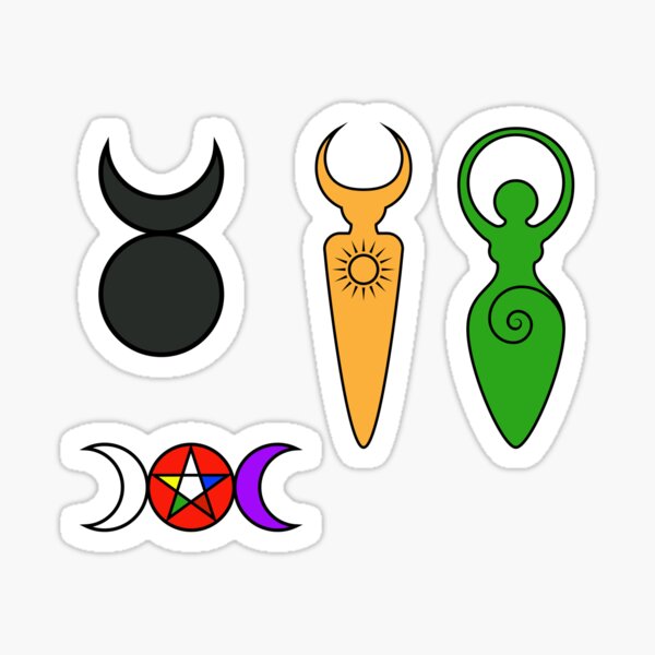 pagan-sticker-pack-2-sticker-for-sale-by-kerbad-redbubble