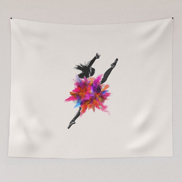 Item preview, Ballerina dancing with Colors  designed and sold by cerenalkan.