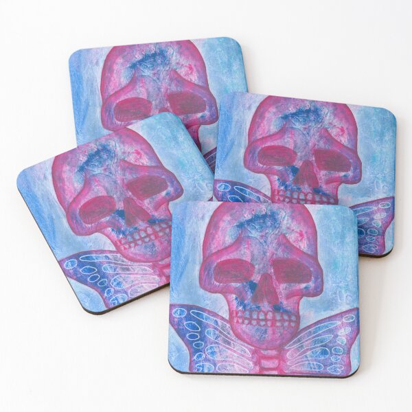 Item preview, Skull with wings designed and sold by lenaliluna.
