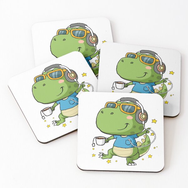 Item preview, Tea Rex cool dinosaur designed and sold by Dakdoky.