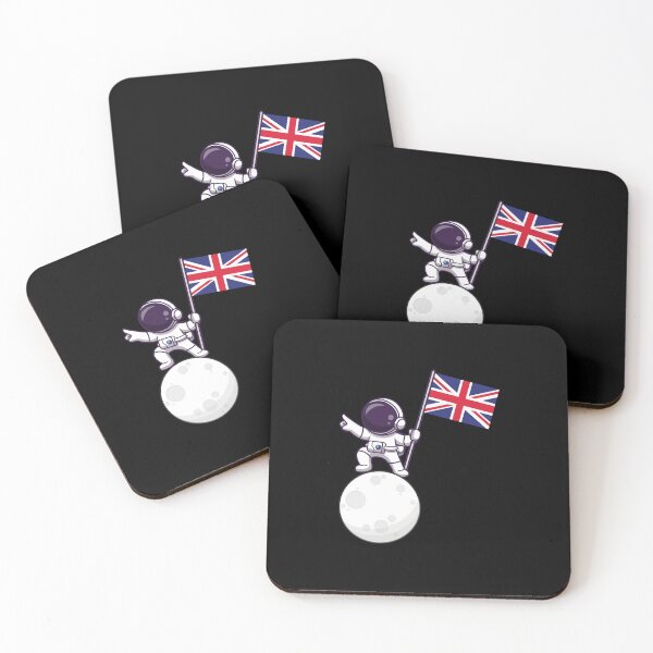 Item preview, Spaceman with Uk flag designed and sold by pretty4u.