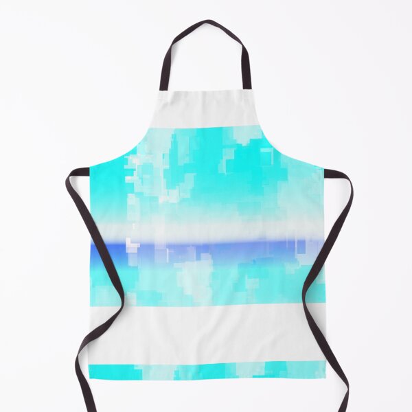 Item preview, STYLISH PAINT BLUE CYAN WHITE MARINE AQUA BLOCKISM. designed and sold by Ralek.