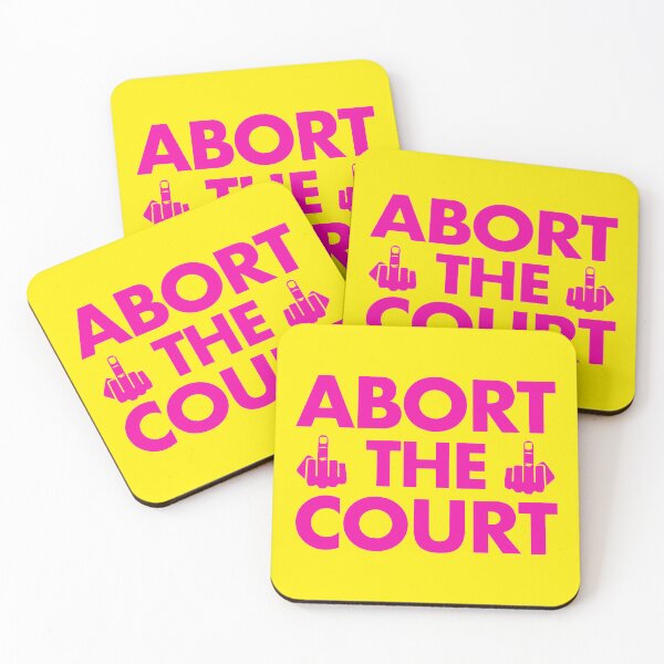 Item preview, Abort the Court - hot pink 2 designed and sold by Thelittlelord.