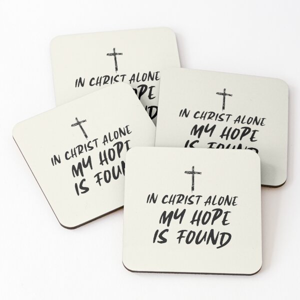 Item preview, In christ alone my hope is found. Christian quote, motivational words about god and jesus christ designed and sold by IsisOsiris.