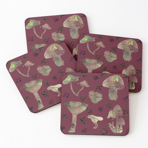 Item preview, Mushroom print designed and sold by shiroi-okami.