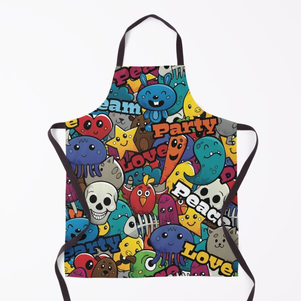 Item preview, Graffiti Cartoon Characters Pattern designed and sold by limos.
