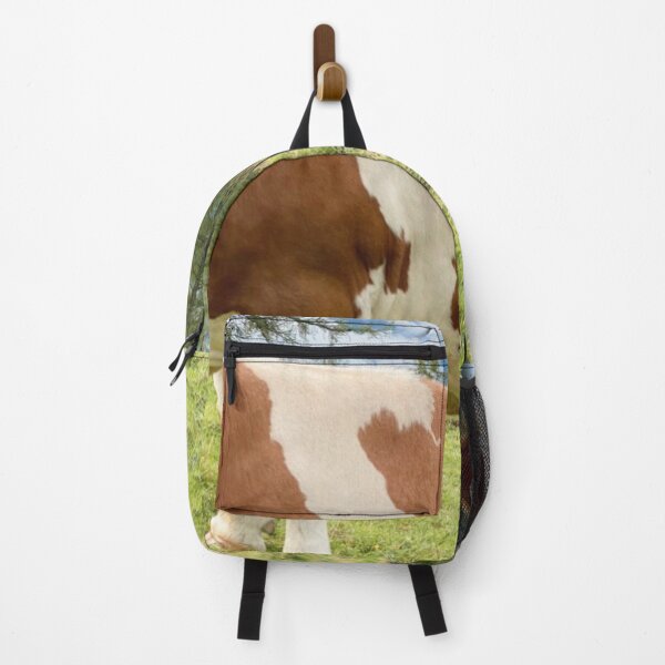 Item preview, Adorable And Cute Cow In Nature Forest In Mountains During Summer Sunny Holiday designed and sold by Barolina.