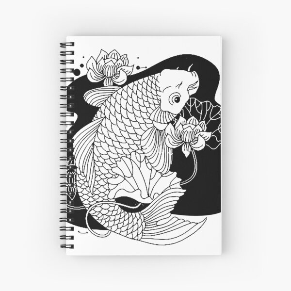 Item preview, Black White Japanese Koi  designed and sold by FunnyDesigns01.