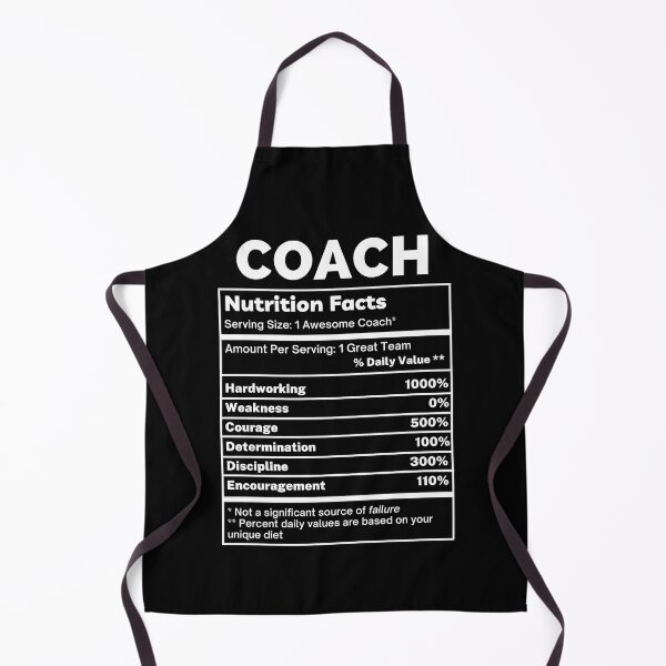 Item preview, Coach Funny Nutrition Facts designed and sold by SpeakSarcasm.