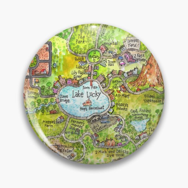 Item preview, Fair City • Map (original version) designed and sold by Tolon.