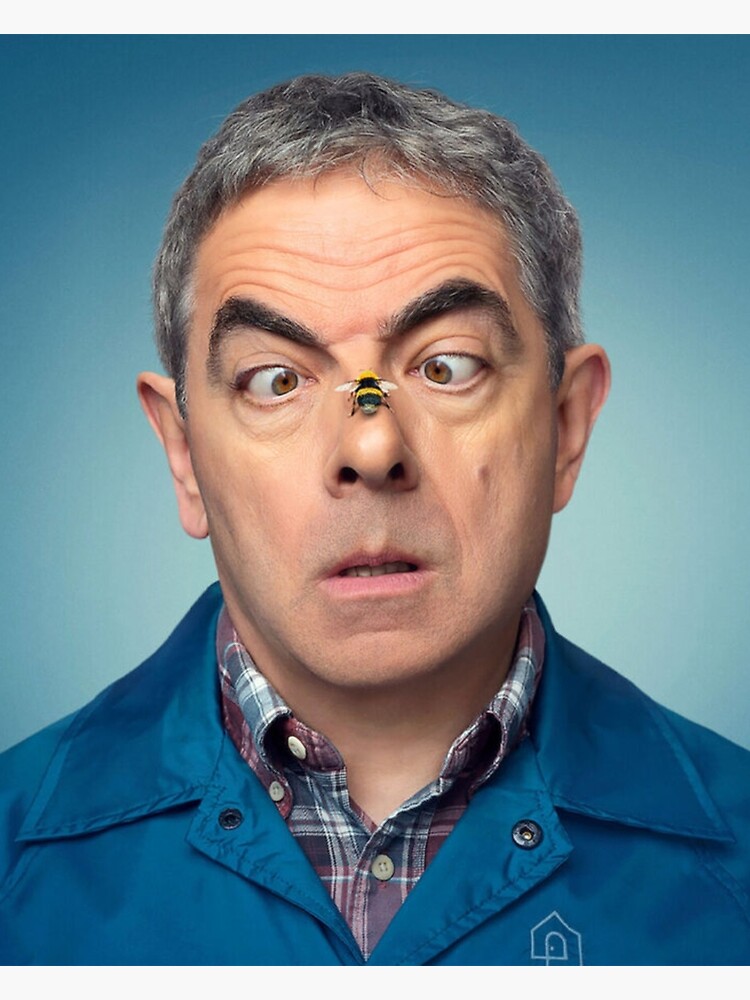 "Man Vs Bee Mr Bean" Poster for Sale by Redbubble