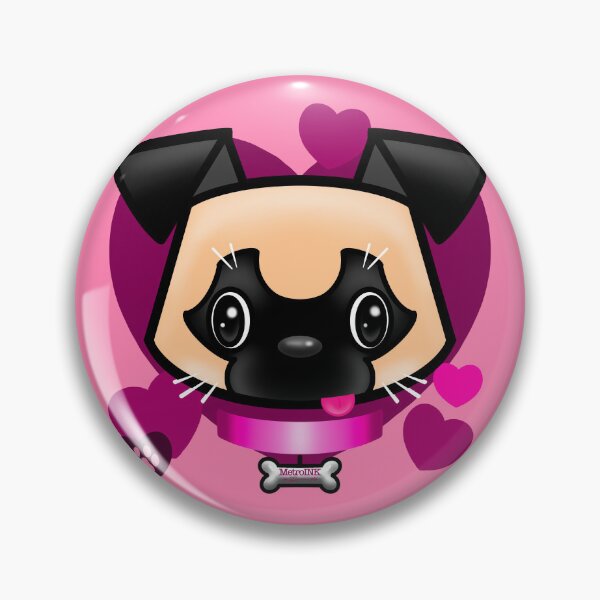 Item preview, Pug love designed and sold by MetroInk.
