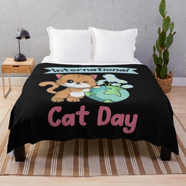 Item preview, International Cat Day designed and sold by HappyLifeCreate.