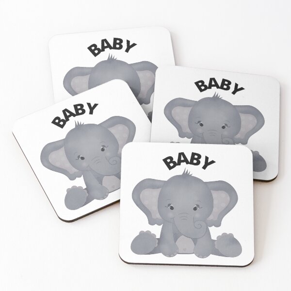 Item preview, Baby elephant cartoon designed and sold by murielsfaith.