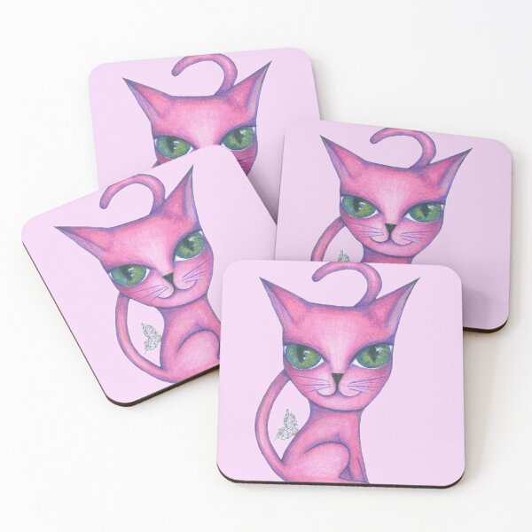Item preview, pink fairy cat designed and sold by lenaliluna.