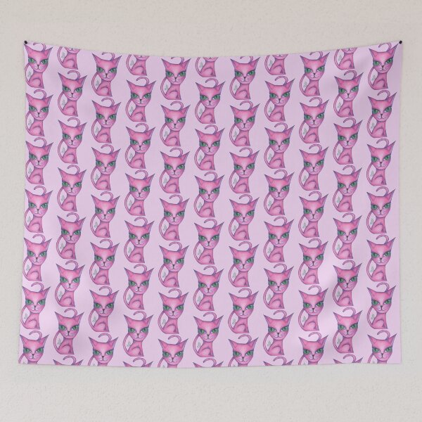 Item preview, pink fairy cat designed and sold by lenaliluna.