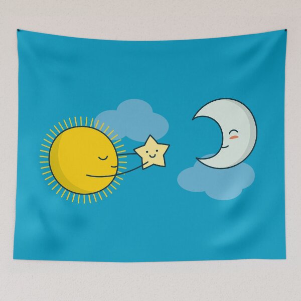 Item preview, Sun and Moon - Cute Doodles designed and sold by raquelcatalan.
