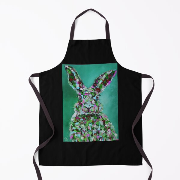 Item preview, Bunny, Pop Art, edited oil painting by Marina Daniluka designed and sold by MariDaniArt.