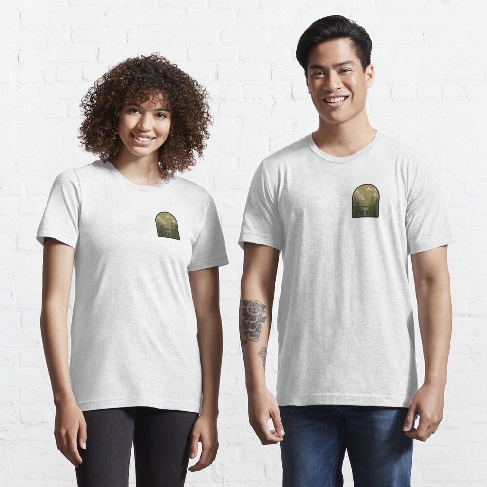 Vista previa del artículo con la obra «Camiseta esencial», diseñado y vendido por Maurubi.