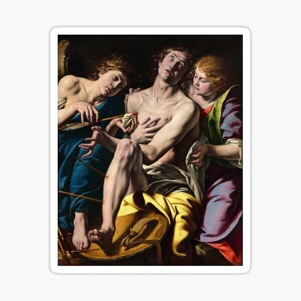 Item preview, Saint Sebastian | Tanzio da Varallo | 1630 Renaissance Christian Art designed and sold by CJET.