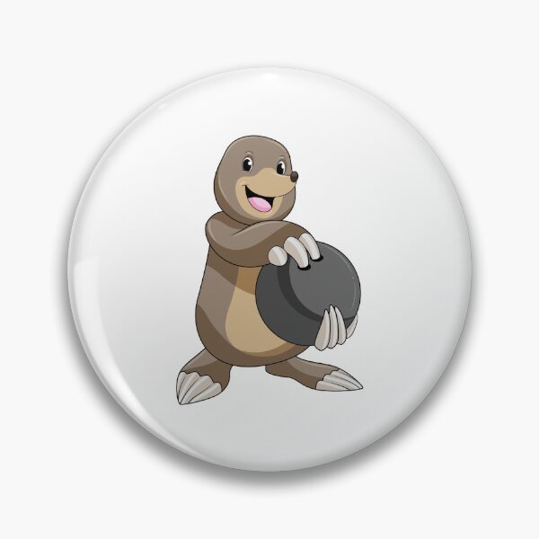 Item preview, Mole Bowling Bowling ball designed and sold by Snabdesign84.