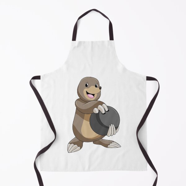 Item preview, Mole at Bowling with Bowling ball designed and sold by Snabdesign84.