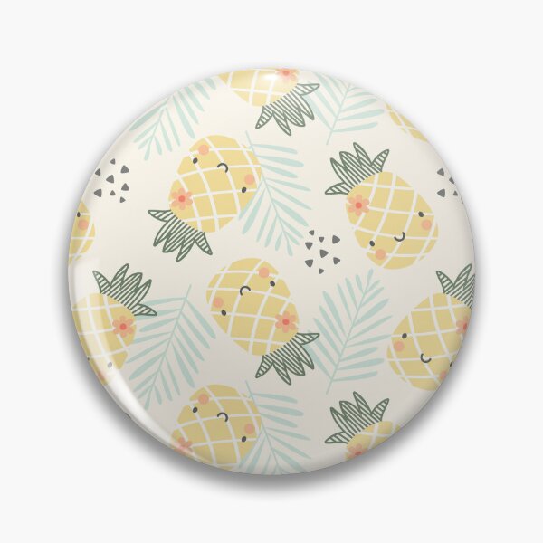 Item preview, Friendly pineapple with palm tree designed and sold by supermamarie.