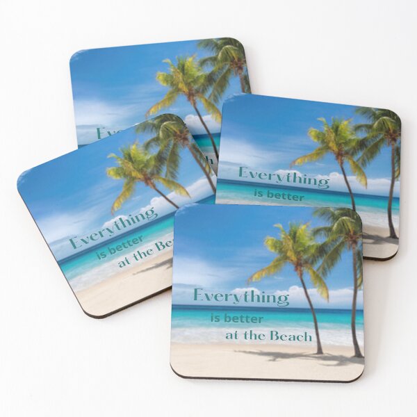 Item preview, Everything is better at the beach designed and sold by 3TFashion.