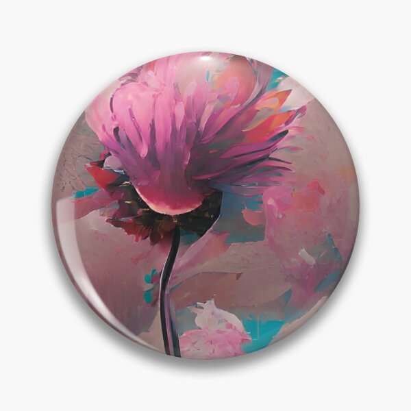 Artikelvorschau, Gemalte abstrakte Blume entworfen und verkauft von HappyLifeCreate.