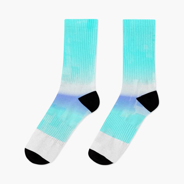 Item preview, STYLISH PAINT BLUE CYAN WHITE MARINE AQUA BLOCKISM. designed and sold by Ralek.