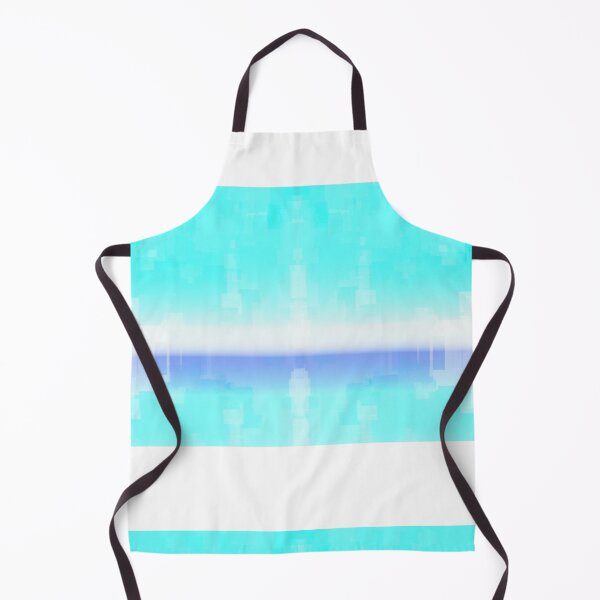 Item preview, STYLISH PAINT BLUE CYAN WHITE MARINE AQUA BLOCKISM. designed and sold by Ralek.