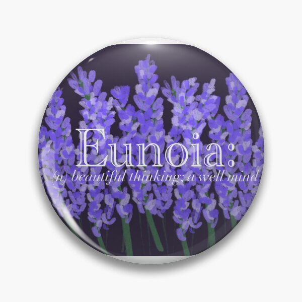 Item preview, Eunoia fancy word and lavender design designed and sold by rachel-pal.