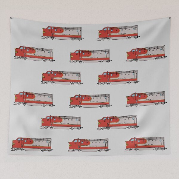 Item preview, Santa Fe Locomotive War Bonnet designed and sold by LegendaryLocos.