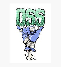 OSS blue Photographic Print