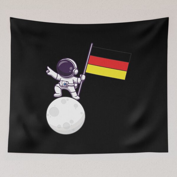 Item preview, Spaceman with Germany flag designed and sold by pretty4u.