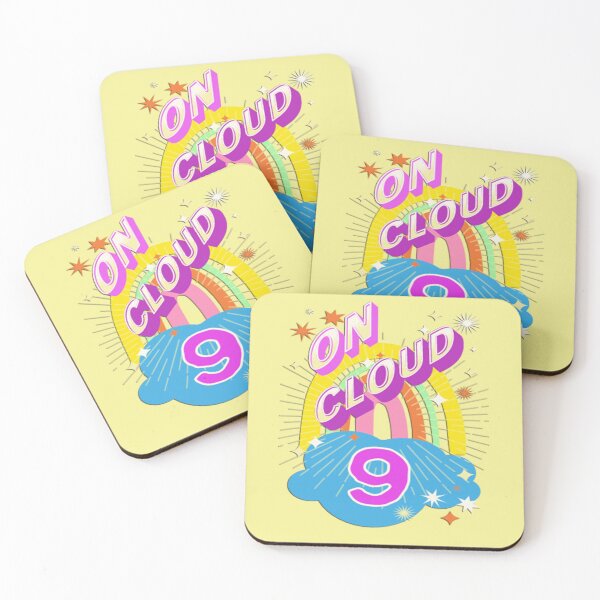 Item preview, Trendy On Cloud 9 Rainbow Birthday Inspirational Quote designed and sold by tamdevo1.