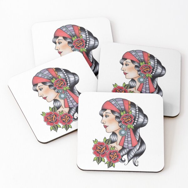 Item preview, Gypsy Girl Tattoo designed and sold by napiks.
