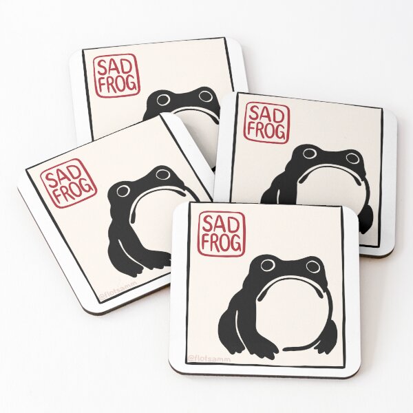 Item preview, Matsumoto Hoji Sad Frog designed and sold by flotsamm.