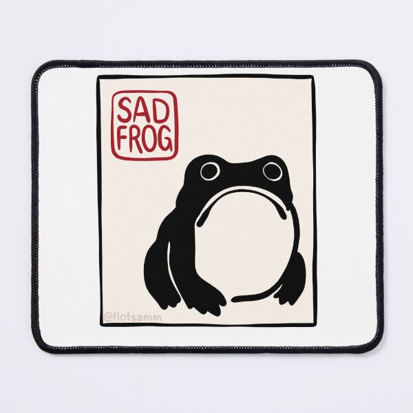 Item preview, Matsumoto Hoji Sad Frog designed and sold by flotsamm.