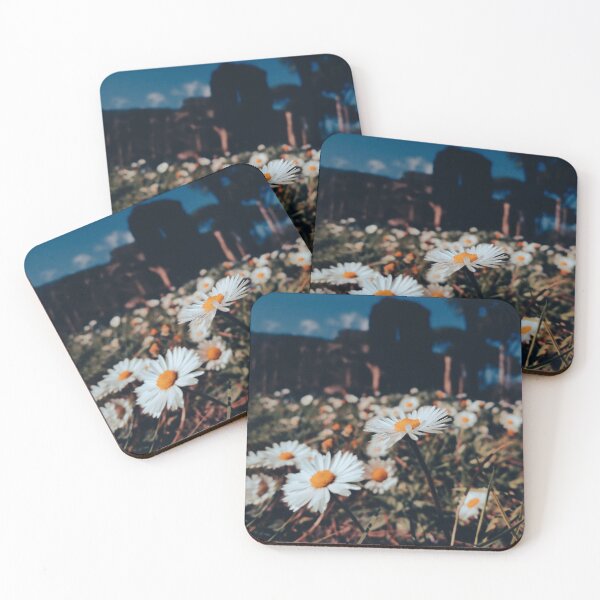Item preview, Chamomile Glade with Old Architecture - Retro Photography designed and sold by katiamelnik.