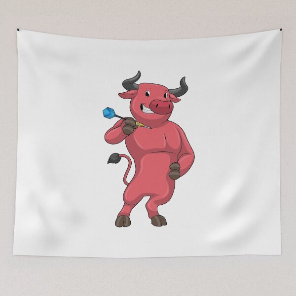 Item preview, Bull at Darts with Dart designed and sold by Snabdesign84.
