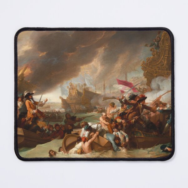 Item preview, The Battle of La Hogue | Benjamin West | 1778 Historic War Art designed and sold by CJET.